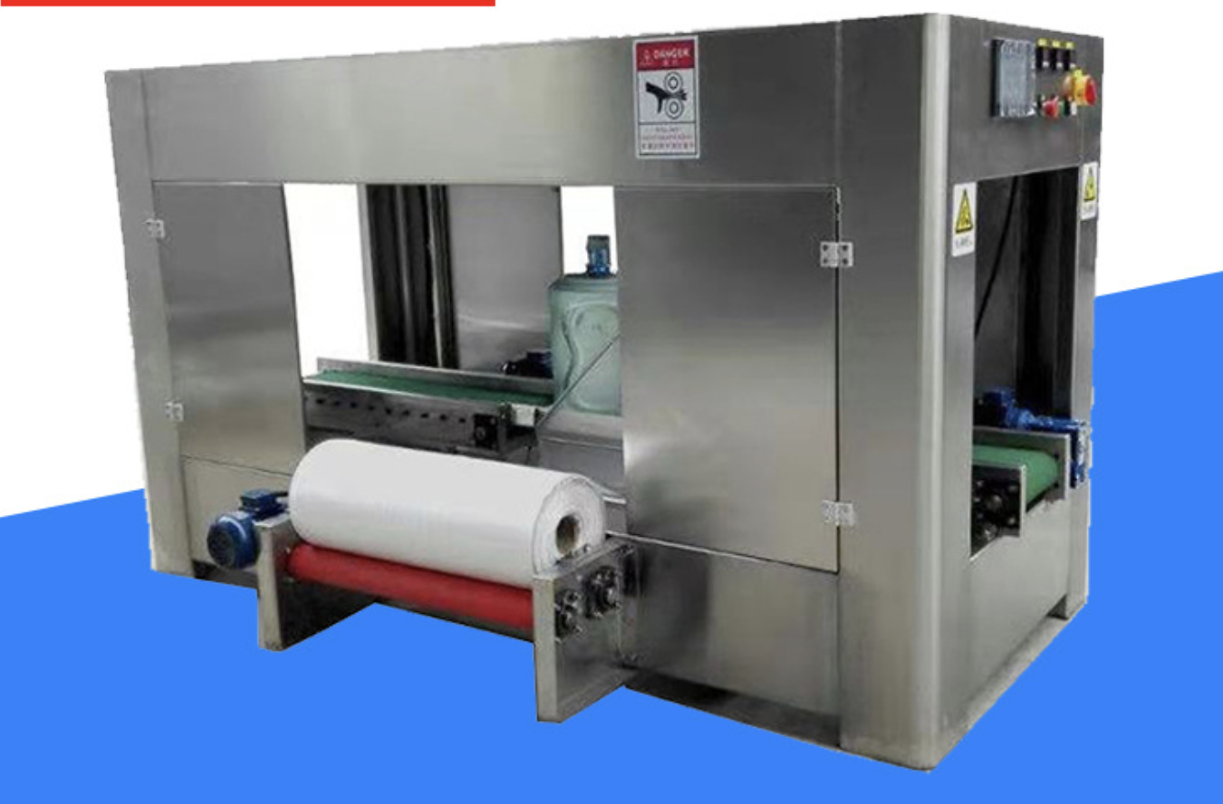 桶装水套袋包膜设备输送系统