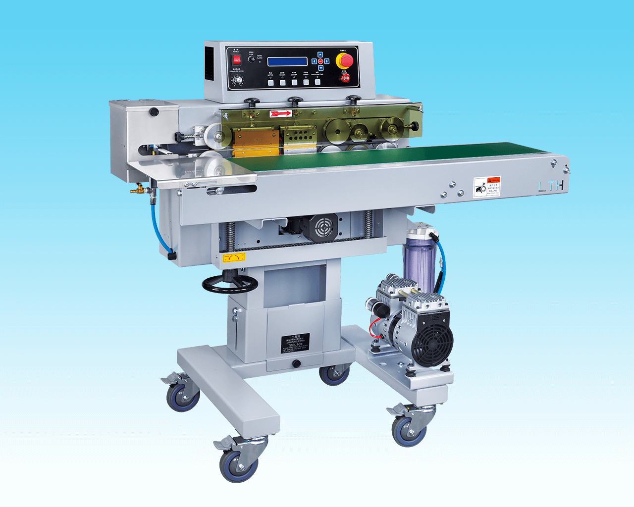 进口抽气式连续封口机SY – M903AT机芯