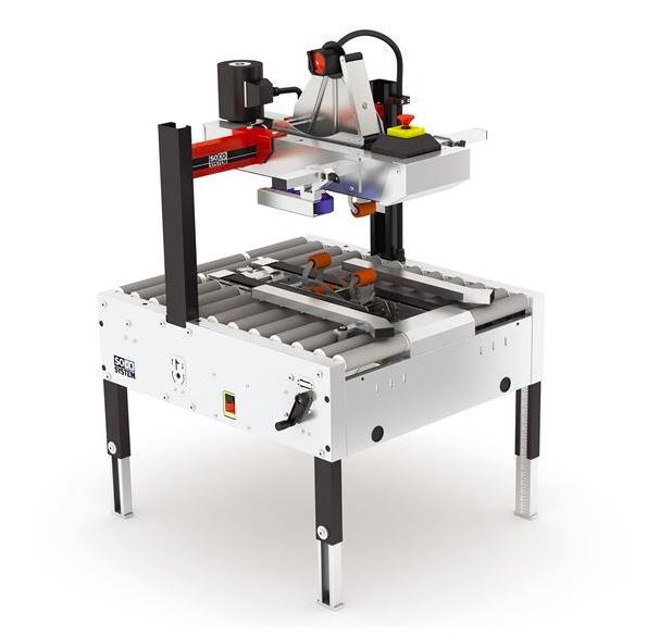 丹麦进口SOCO封箱机 左右传动封箱机维修保养皮带更换