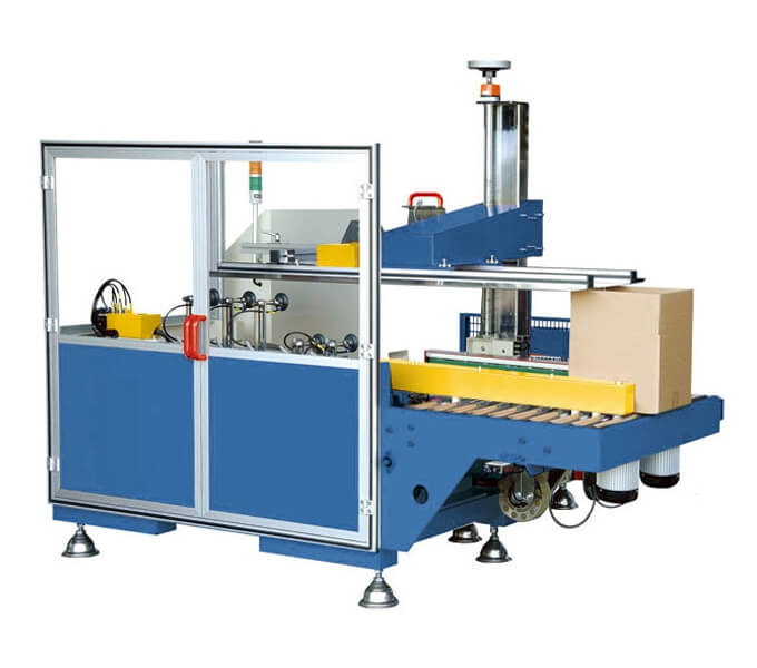 半自动开箱封底机MT-6701-电商开箱机-开箱机送料装置