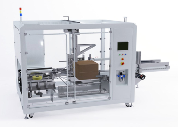 标准侧装开装封一体机-角边封箱机-免水牛皮纸封箱机