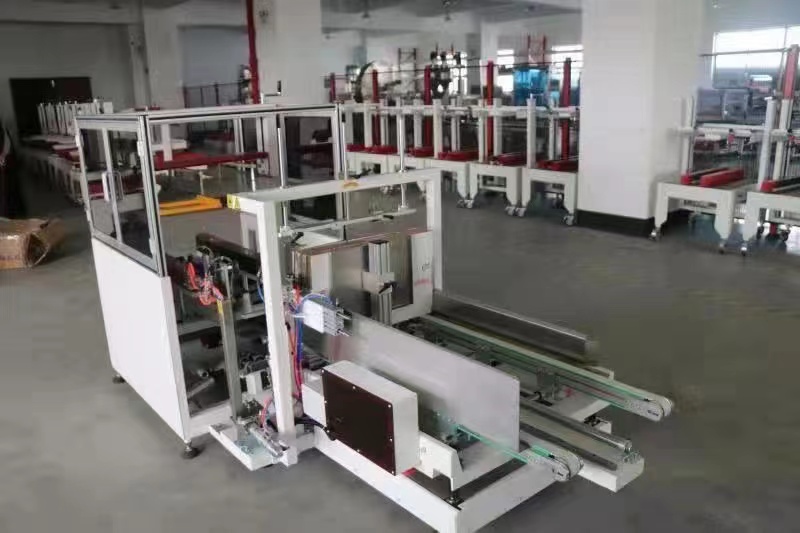 全自动直进式开箱机-丽水开箱机-纸箱封底机