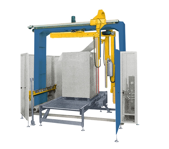 台湾昶安托盘缠绕机斜滚轮CHW-1200A